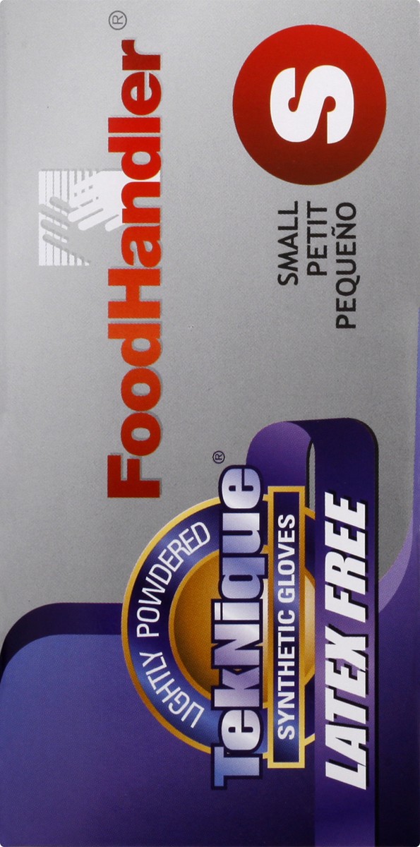 slide 3 of 10, FoodHandler Teknique Small Synthetic Gloves 100 ea, 100 ct