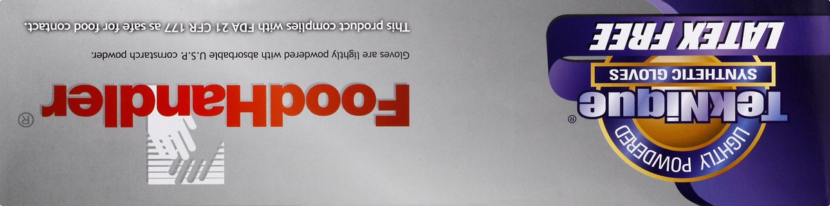 slide 2 of 10, FoodHandler Teknique Small Synthetic Gloves 100 ea, 100 ct