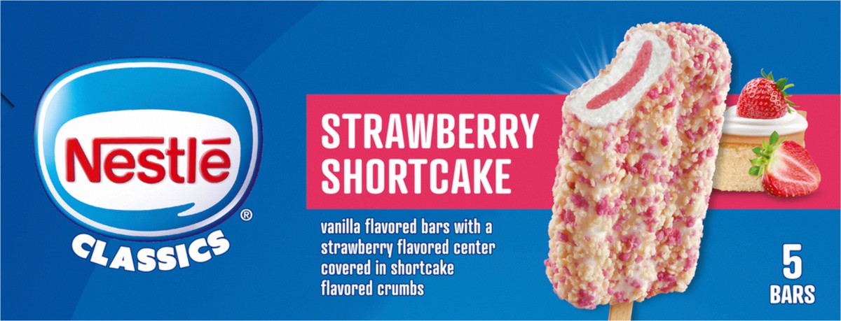 slide 4 of 9, Nestlé Classics Strawberry Shortcake Frozen Dairy Dessert Bars 5 ea, 5 ct