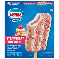 Nestlé Classics Strawberry Shortcake Frozen Dairy Dessert Bars 5 ea
