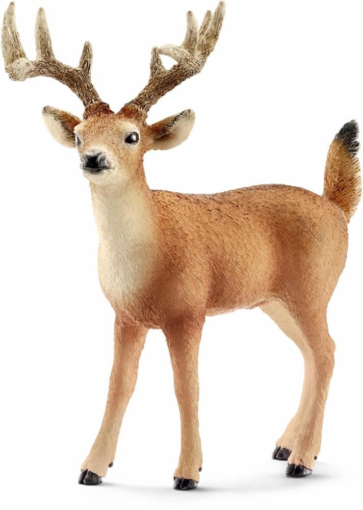 slide 1 of 1, Schleich White-Tailed Buck Figure - Brown, 1 ct