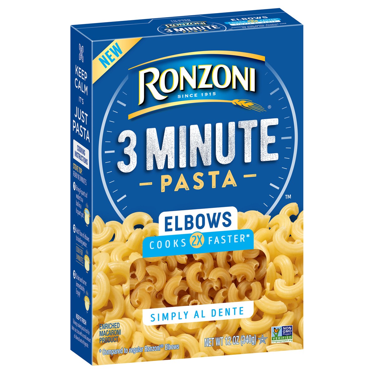 slide 3 of 9, Ronzoni Thick & Hearty Elbow Macaroni, 12 Oz., 1 ct