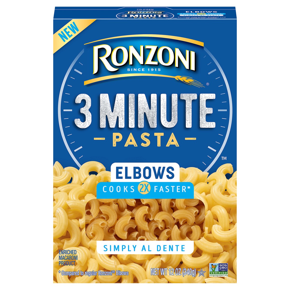 slide 1 of 9, Ronzoni Thick & Hearty Elbow Macaroni, 12 Oz., 1 ct