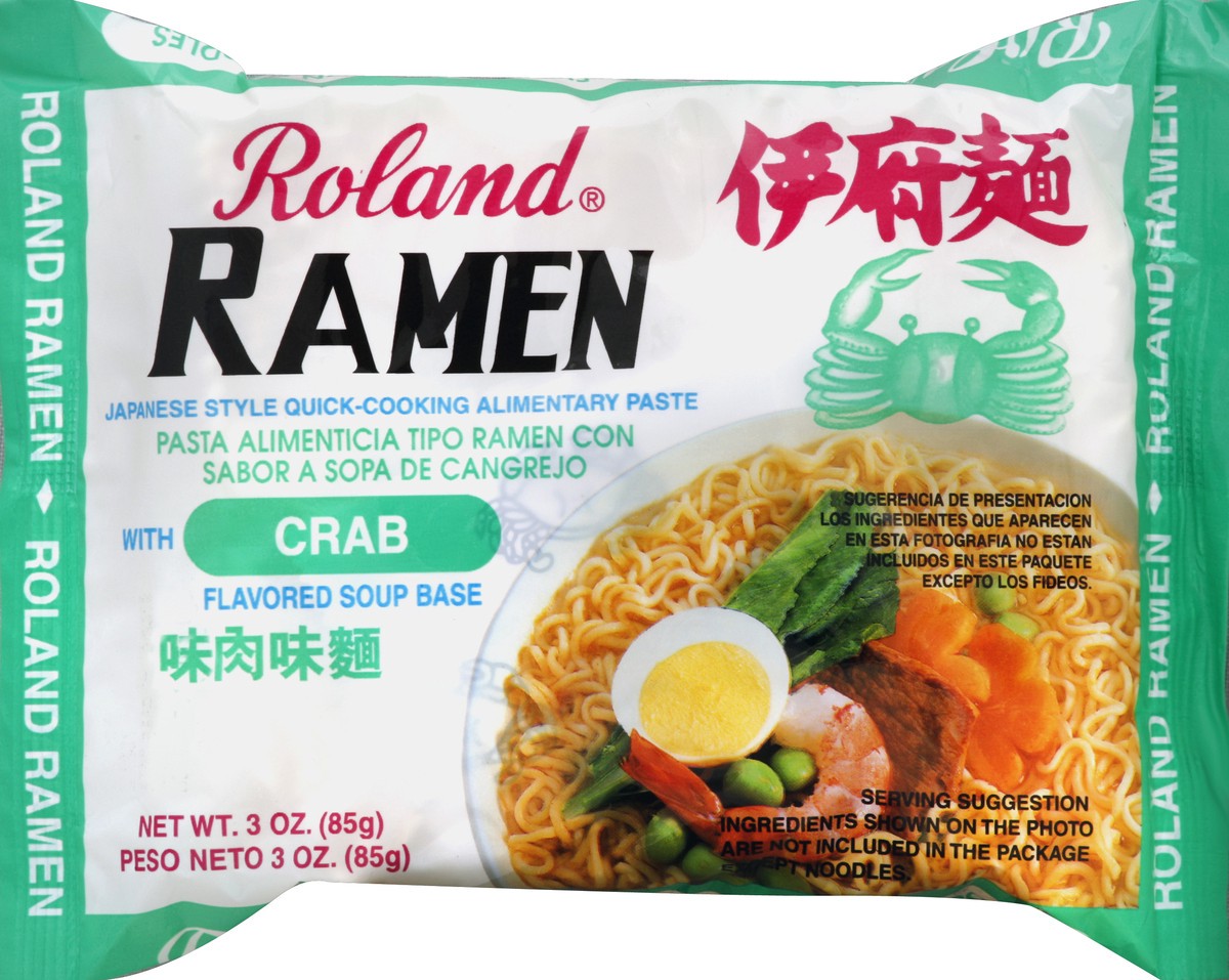 slide 1 of 5, Roland Crab Ramen, 1 ct