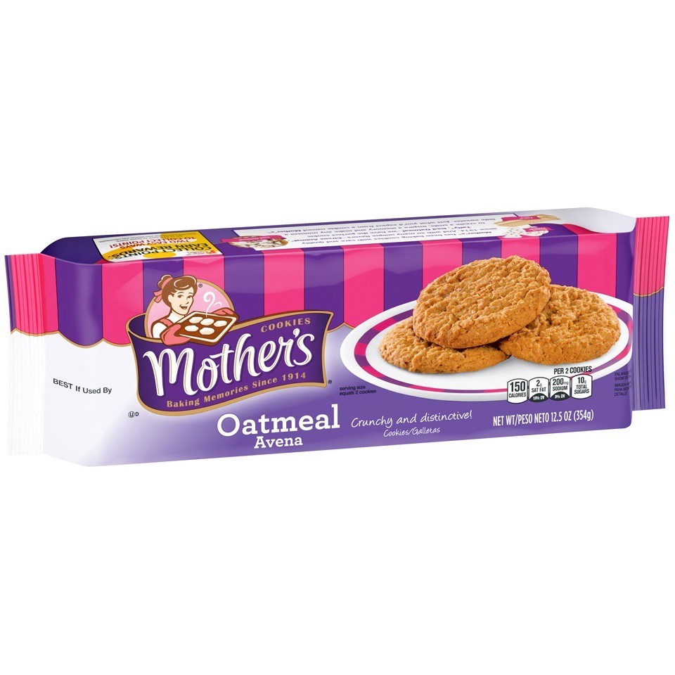 slide 3 of 5, Mother's Oatmeal Cookies, 12.5 oz