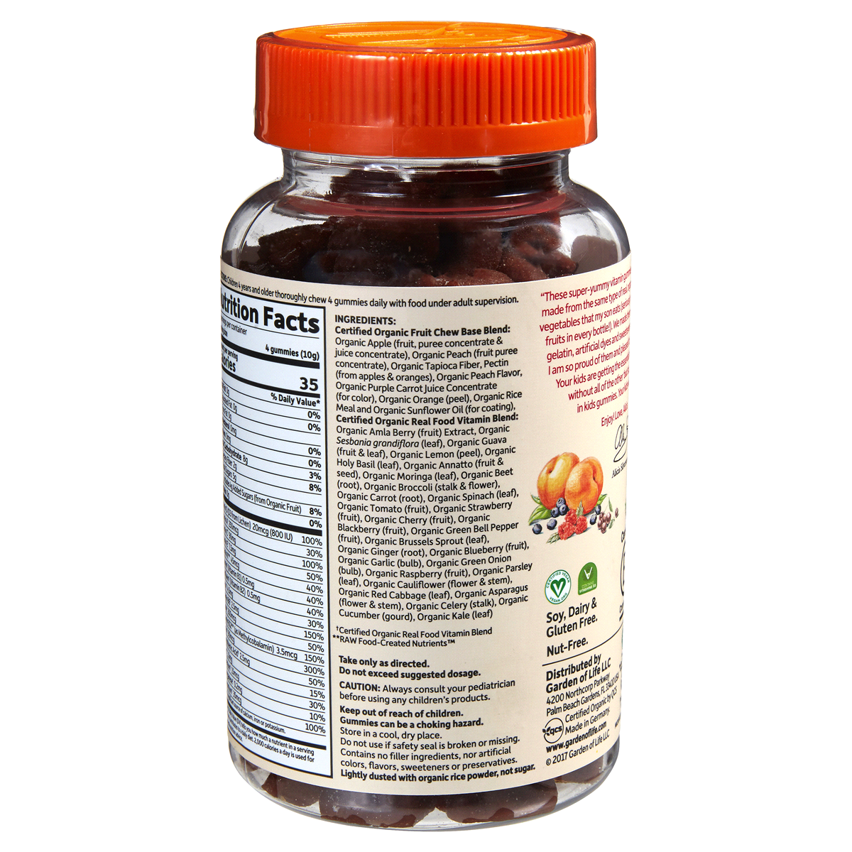 slide 2 of 2, Garden of Life Kids Multi Gummies Fruit, 120 ct