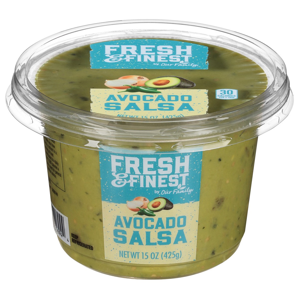 slide 4 of 4, Fresh & Finest by Our Family Avocado Salsa 15 oz, 15 oz
