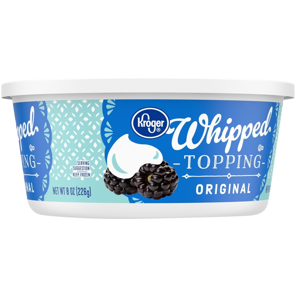 slide 4 of 5, Kroger Original Whipped Topping, 8 oz