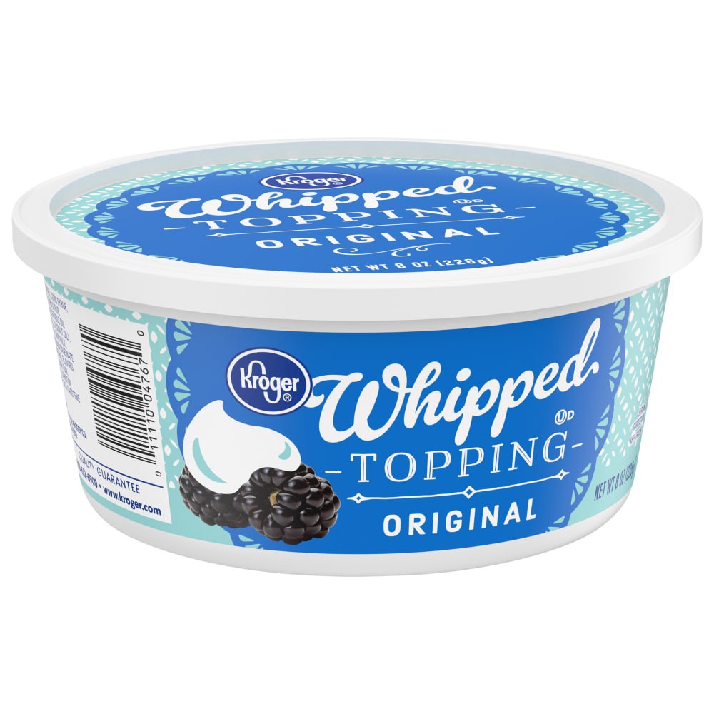 slide 1 of 5, Kroger Original Whipped Topping, 8 oz