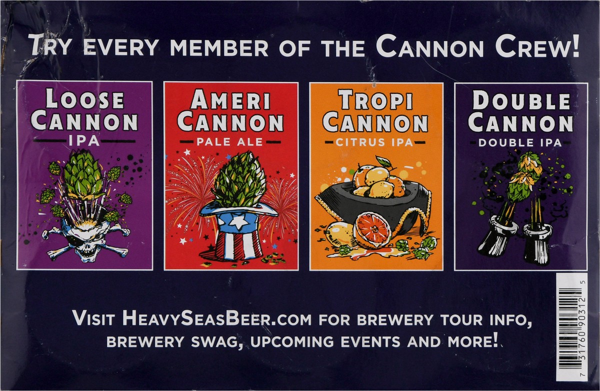 slide 12 of 13, Heavy Seas Beer Double Cannon IPA Beer 6 Pack, 6 ct