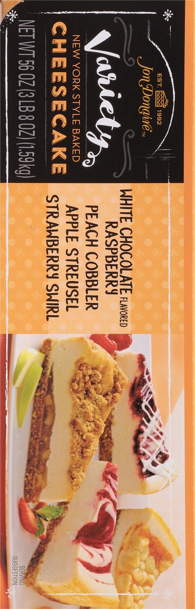 slide 11 of 14, Jon Donaire New York Style Baked Cheesecake Variety 56 oz, 12 ct