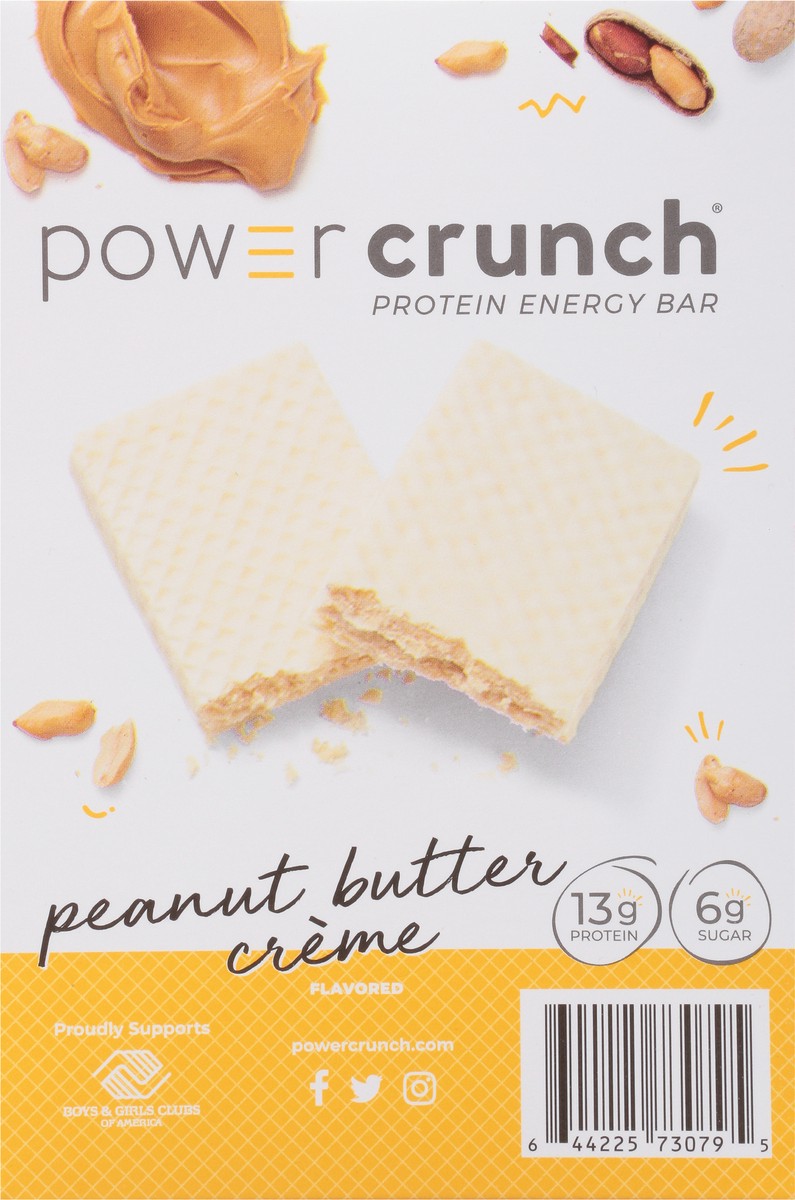 slide 7 of 9, Power Crunch Peanut Butter Cream Wafer Protein Energy Bar - 5pk, 5 ct; 1.4 oz