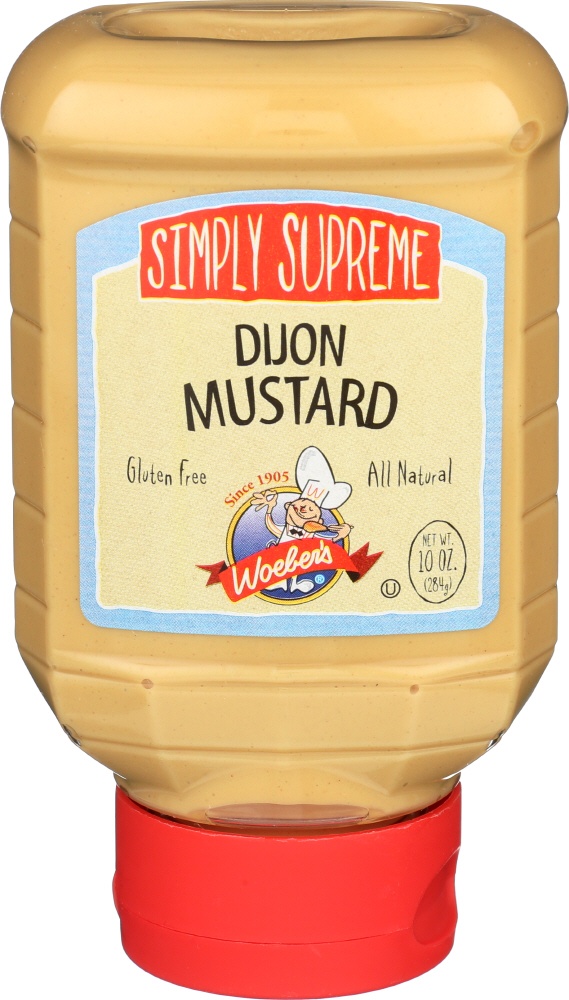 slide 1 of 1, Woeber's Supreme Dijon Mustard, 10 oz