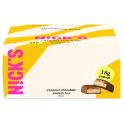 Nick's Caramel Chocolate Protein Bar - 12 Pack