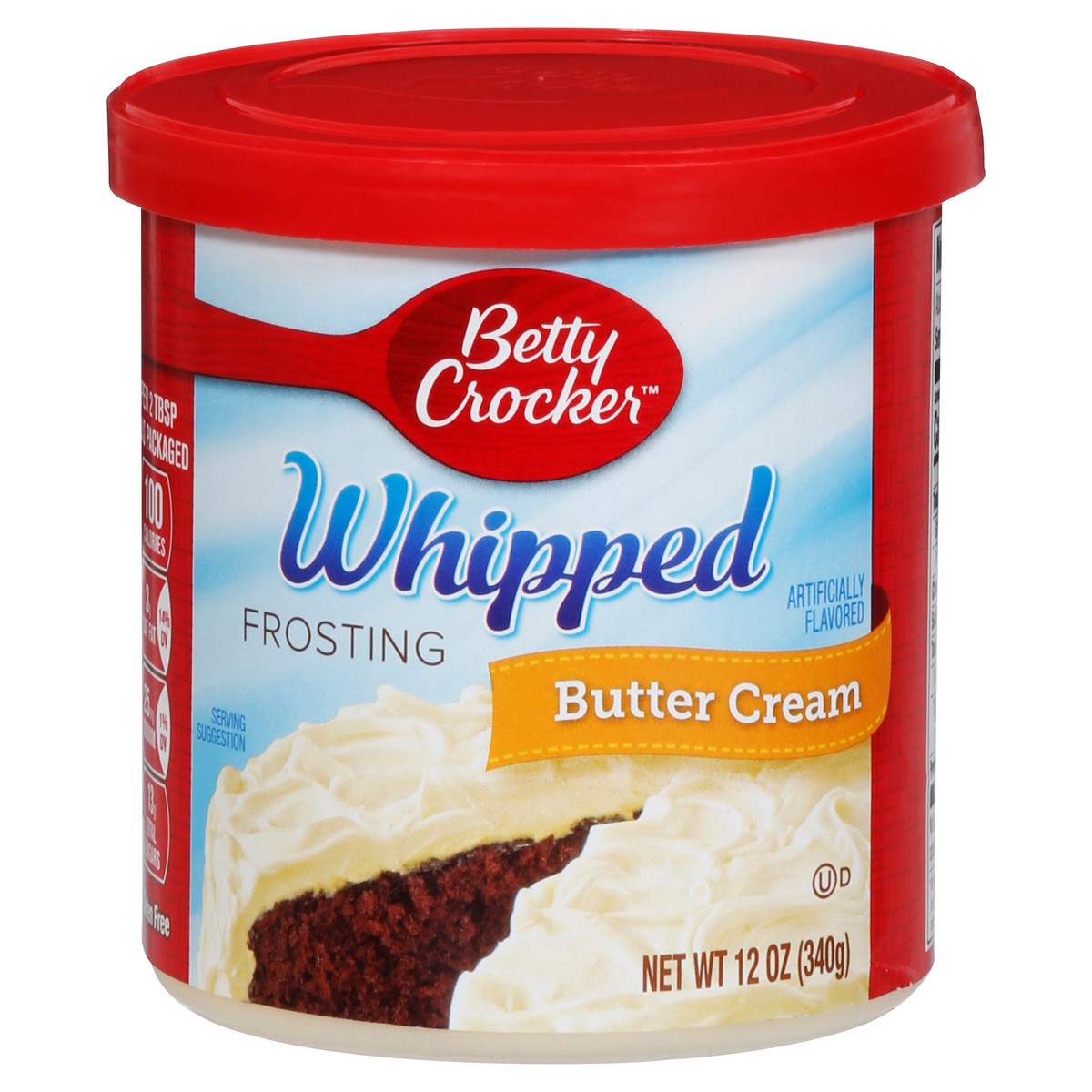 slide 1 of 1, Betty Crocker Whipped Butter Cream Frosting 12 oz, 12 oz
