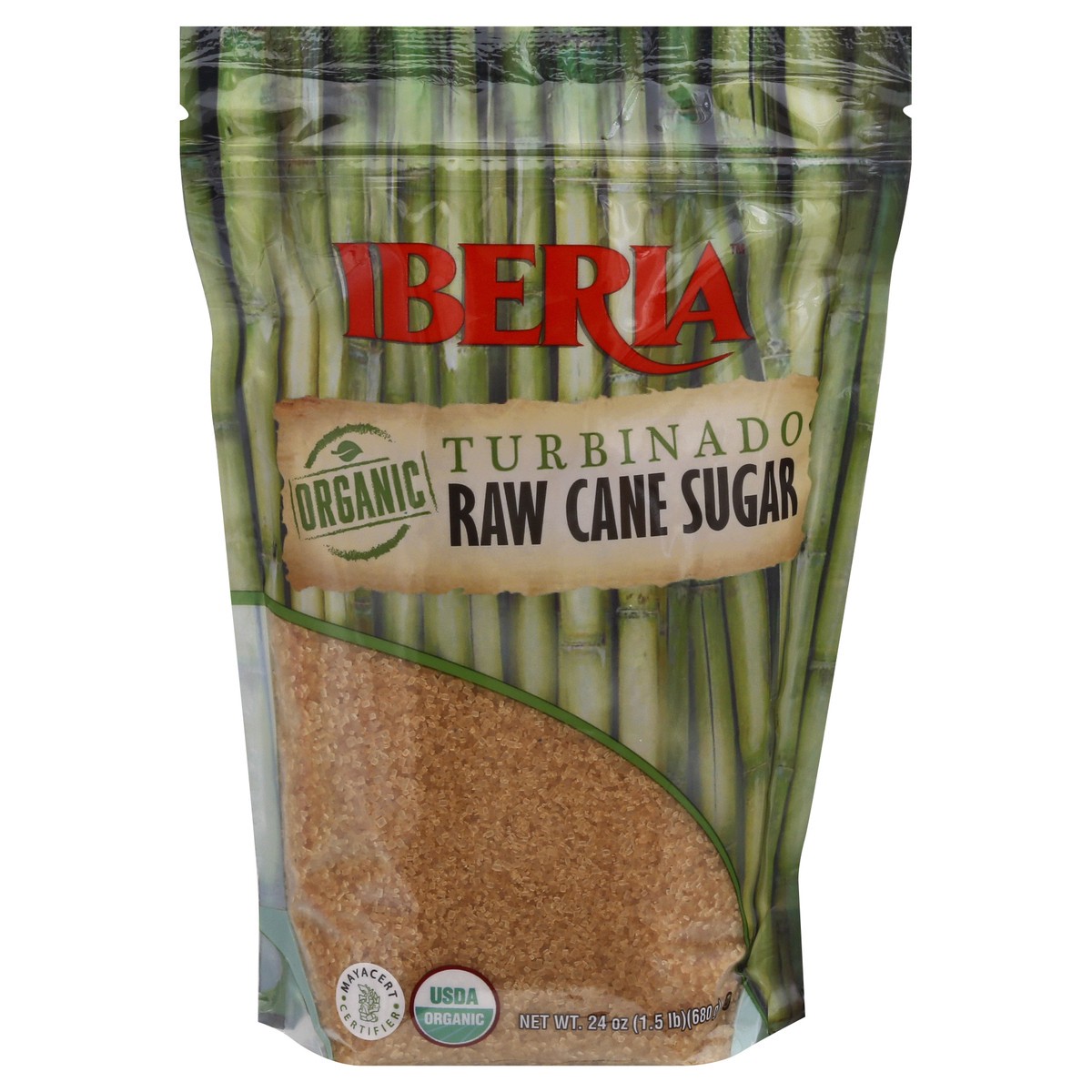 slide 1 of 9, Iberia Organic Turbinado Raw Cane Sugar 24 oz, 24 oz