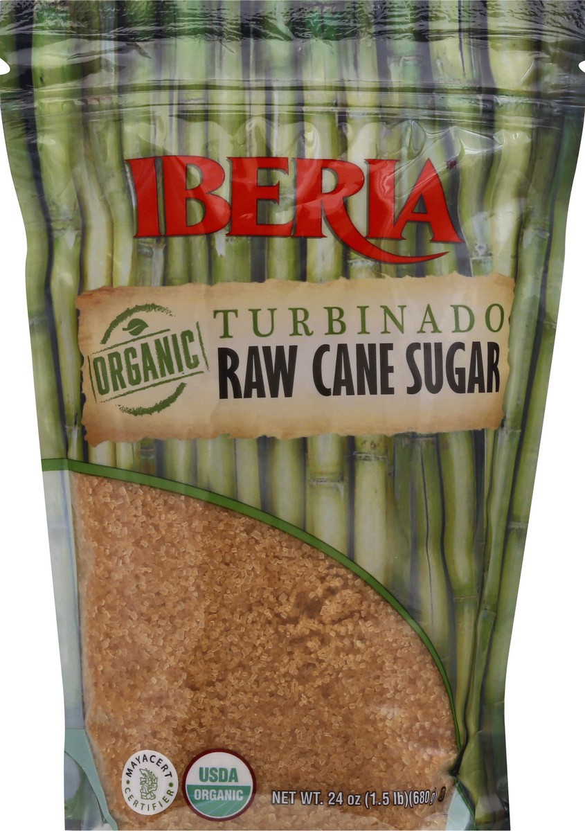 slide 6 of 9, Iberia Organic Turbinado Raw Cane Sugar 24 oz, 24 oz