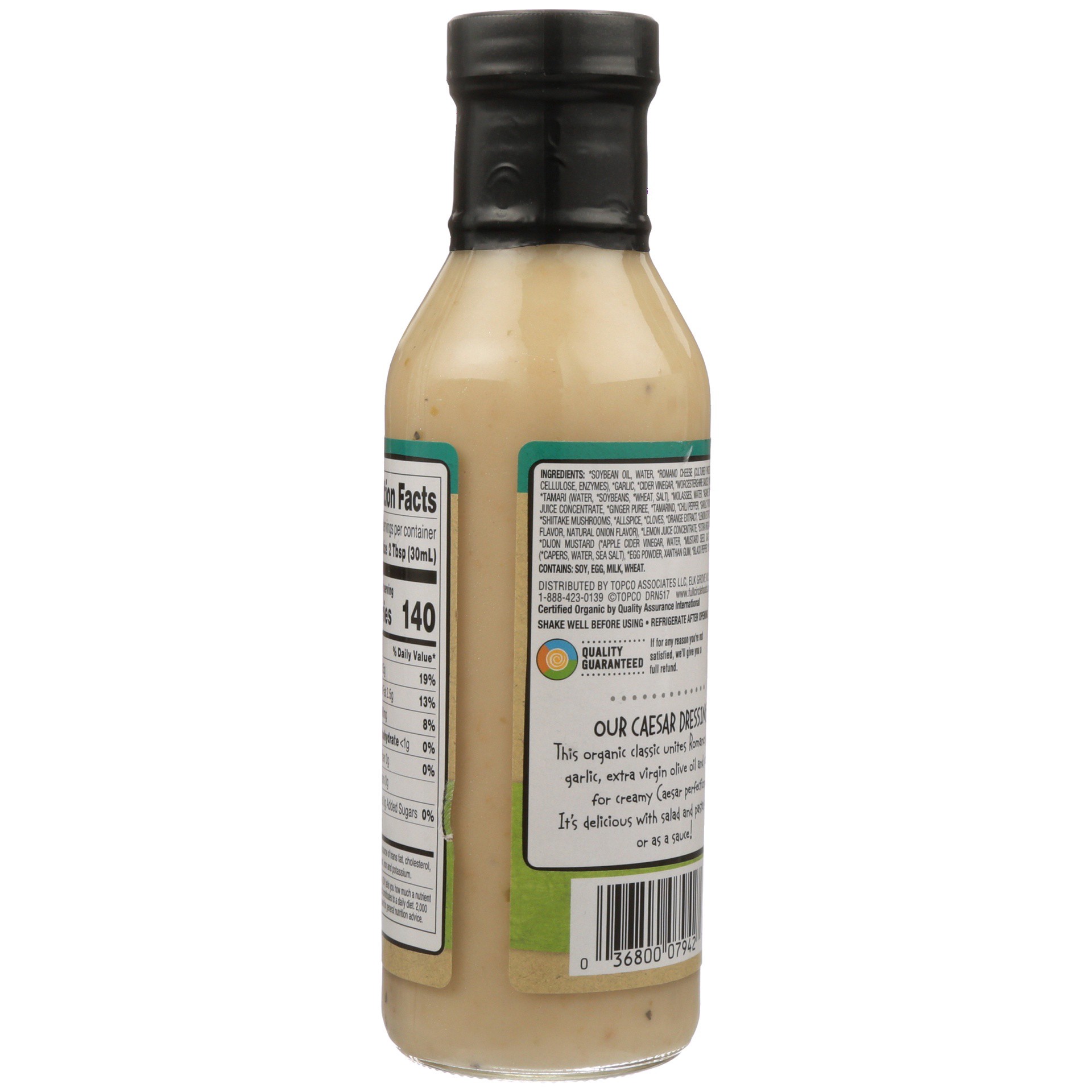 slide 6 of 6, Full Circle Market Organic Caesar Dressing - 12 fl oz, 12 fl oz