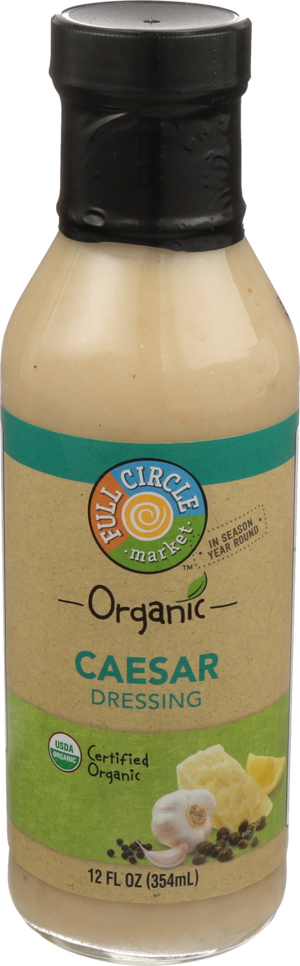slide 1 of 6, Full Circle Market Organic Caesar Dressing - 12 fl oz, 12 fl oz
