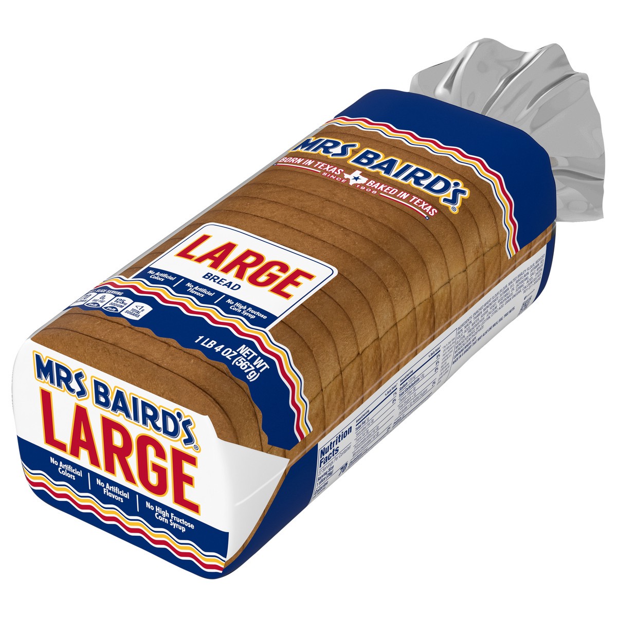 slide 5 of 11, Mrs. Baird's Large White Bread, 20 oz, 20 oz