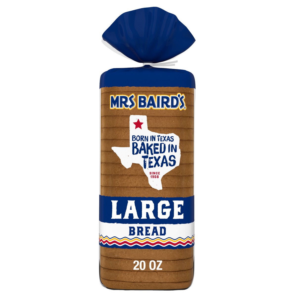 slide 1 of 11, Mrs. Baird's Large White Bread, 20 oz, 20 oz