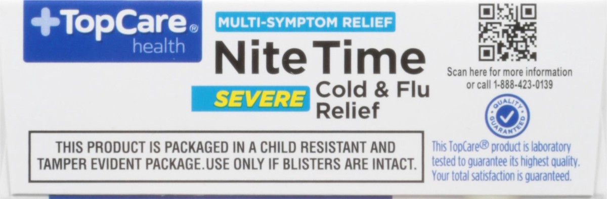 slide 9 of 9, Topcare Cold/Flu Night Severe Softgels, 24 ct