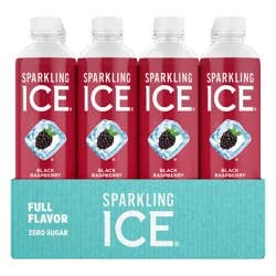 Sparkling ICE Zero Sugar Black Raspberry Sparkling Water, 12 x 17 fl oz