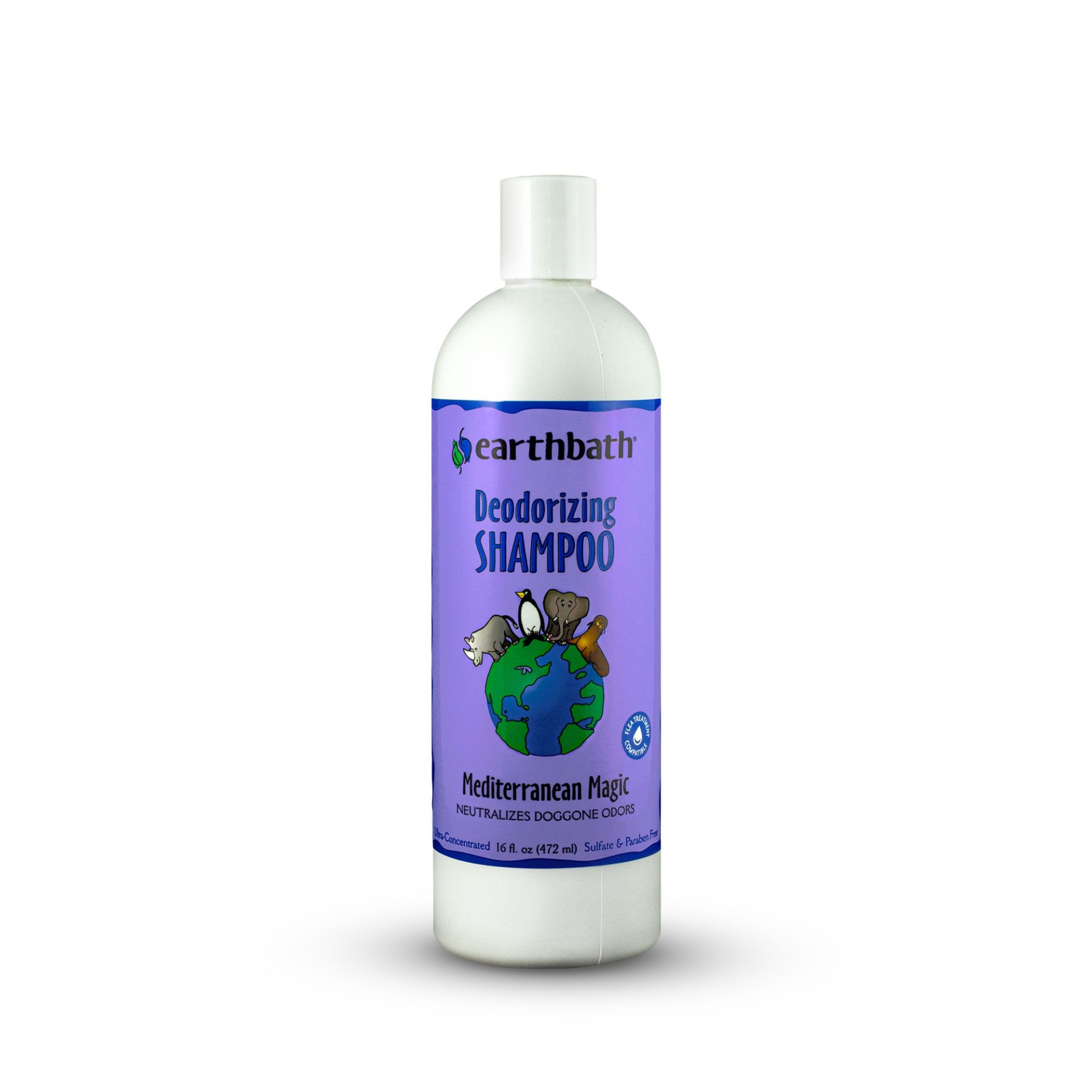 slide 1 of 1, earthbath Deodorizing Pet Shampoo - Mediterranean Magic, 16 fl oz