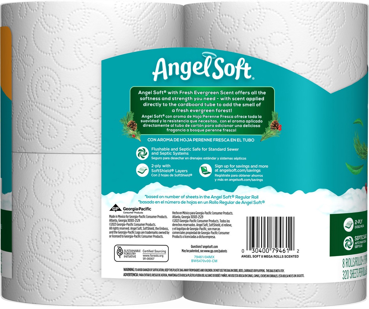 slide 2 of 6, Angel Soft Evergeen, 8 ct