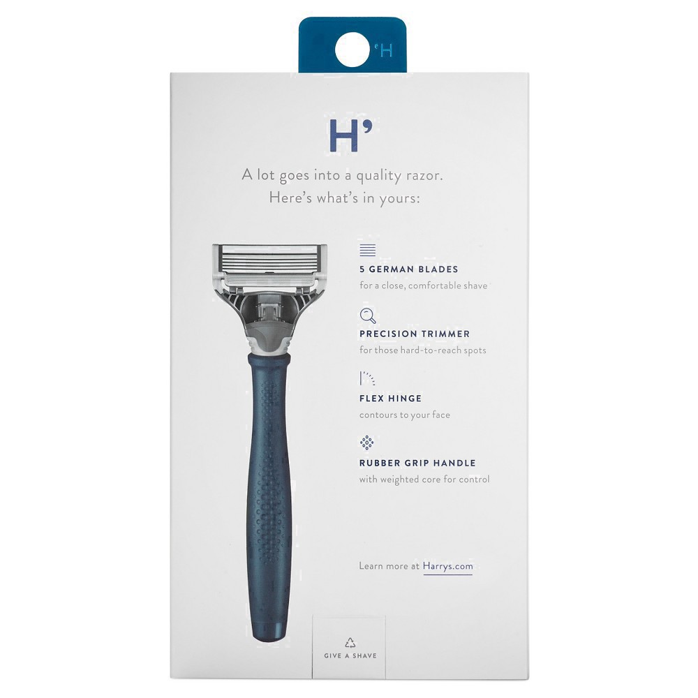 slide 112 of 130, Harry's Harrys Blue Shave Handle, 1 ct