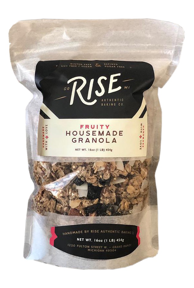 slide 1 of 1, Rise Authentic Baking Co Fruity Granola, 16 oz