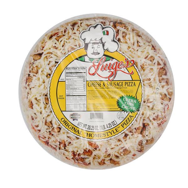 slide 1 of 1, Luigi's Luiges Sausage Pizza, 12.5 oz