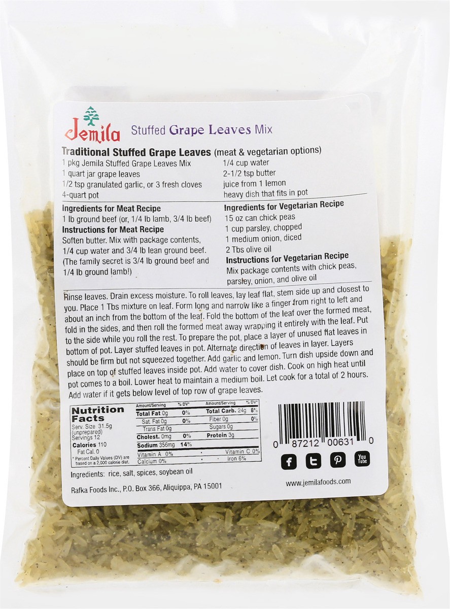 slide 7 of 13, Jemila Stuffed Grape Leaves Mix 5 oz, 5 oz