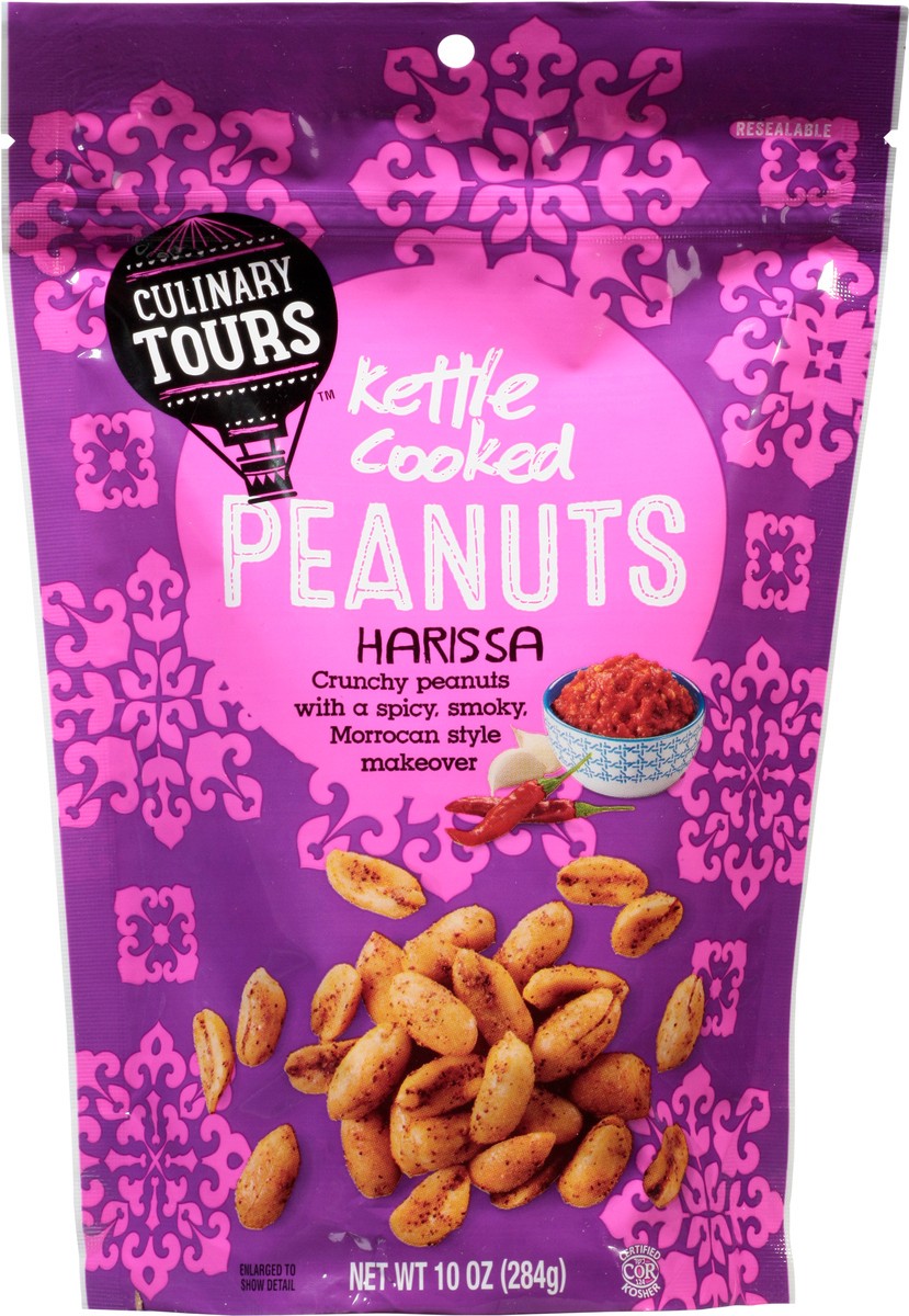 slide 2 of 9, Culinary Tours Kettle Cooked Harissa Peanuts 10 oz, 10 oz