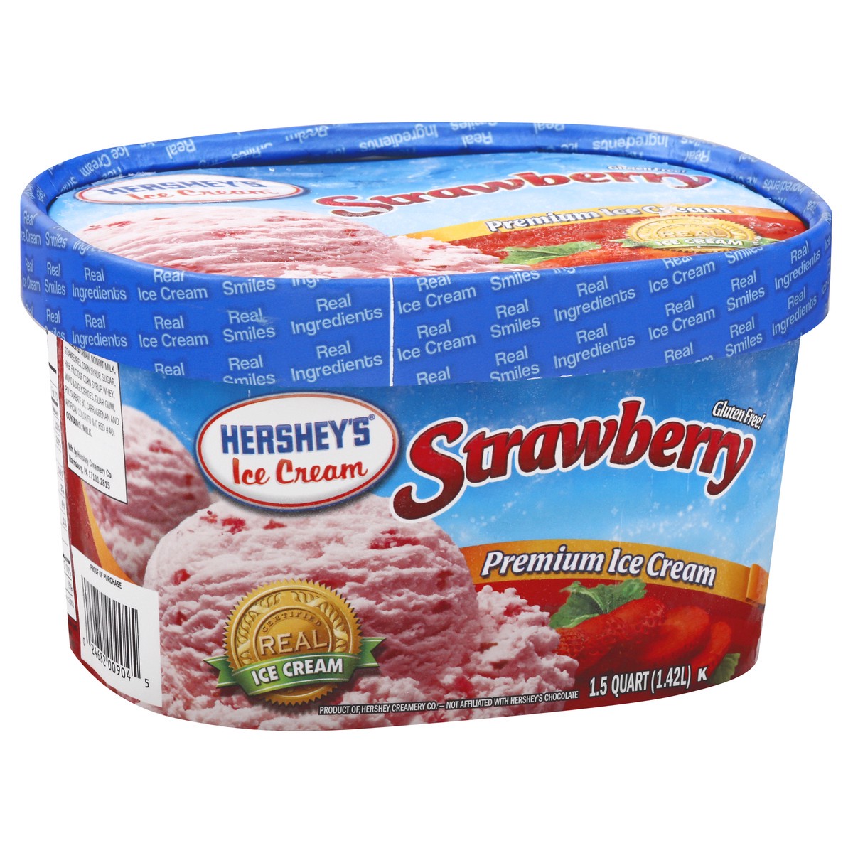 slide 8 of 9, Hershey's Ice Cream Premium Strawberry Ice Cream 1.5 qt, 1.5 qt