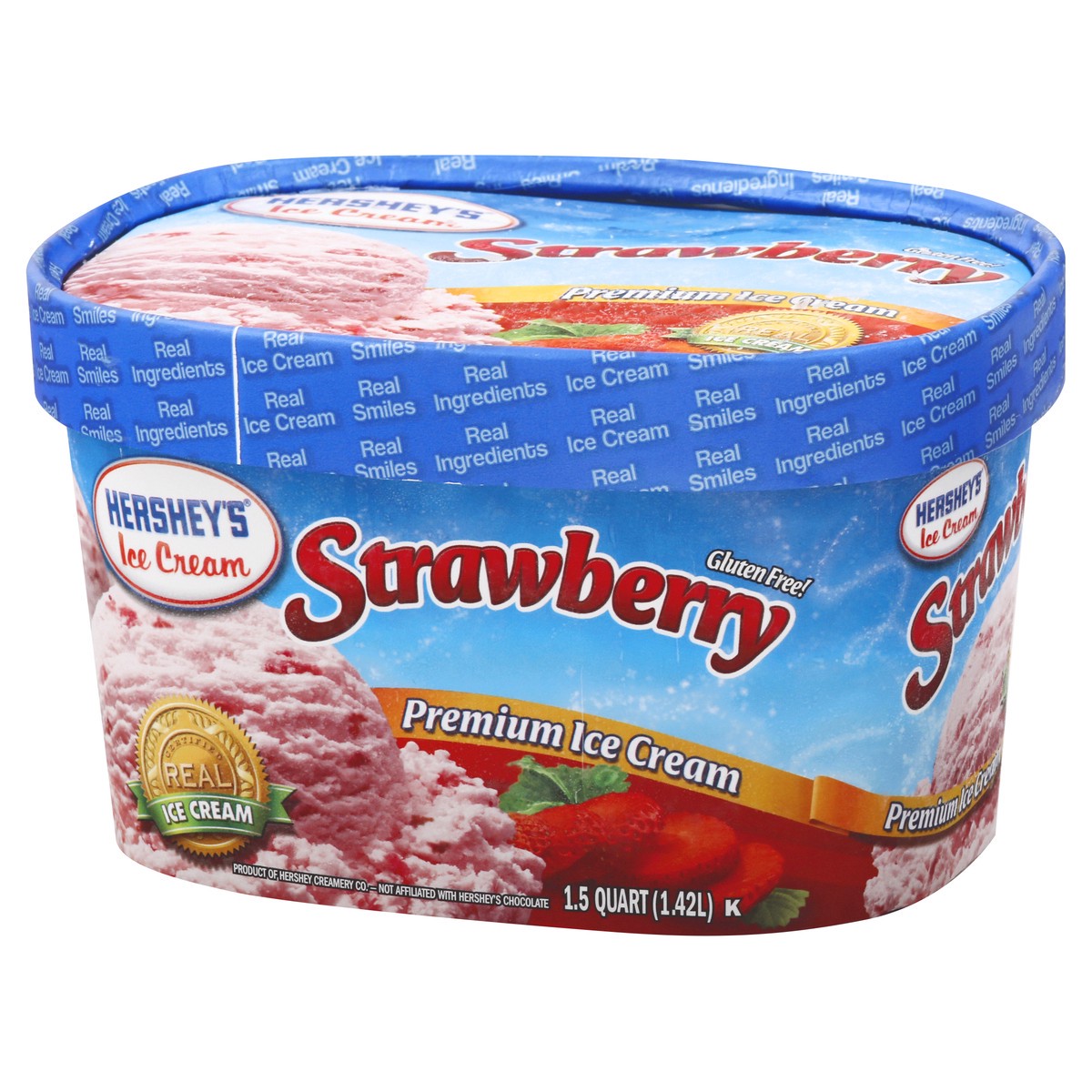 slide 3 of 9, Hershey's Ice Cream Premium Strawberry Ice Cream 1.5 qt, 1.5 qt