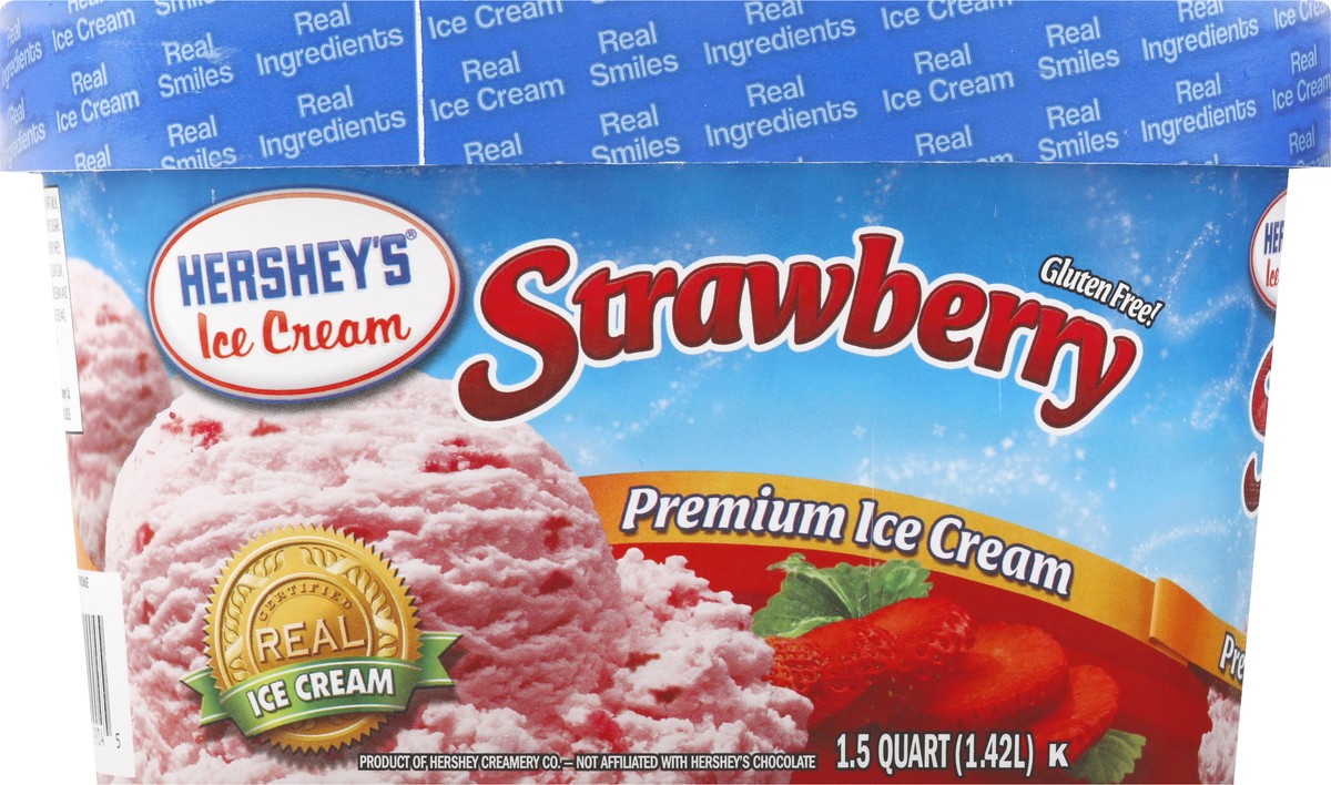 slide 7 of 9, Hershey's Ice Cream Premium Strawberry Ice Cream 1.5 qt, 1.5 qt