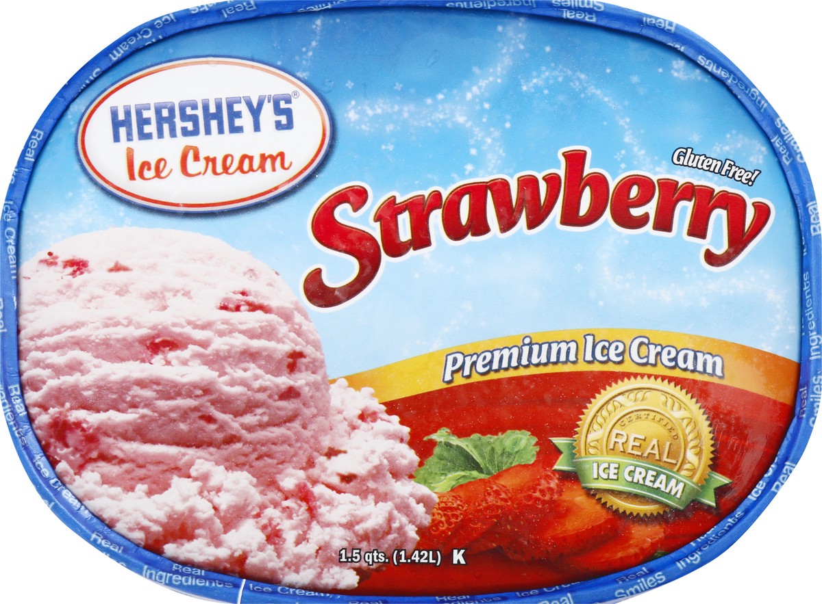 slide 6 of 9, Hershey's Ice Cream Premium Strawberry Ice Cream 1.5 qt, 1.5 qt