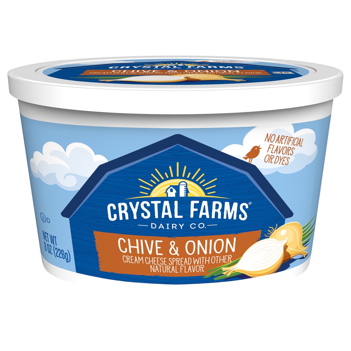 slide 1 of 1, Crystal Farms Cream Cheese Spread, 8 oz