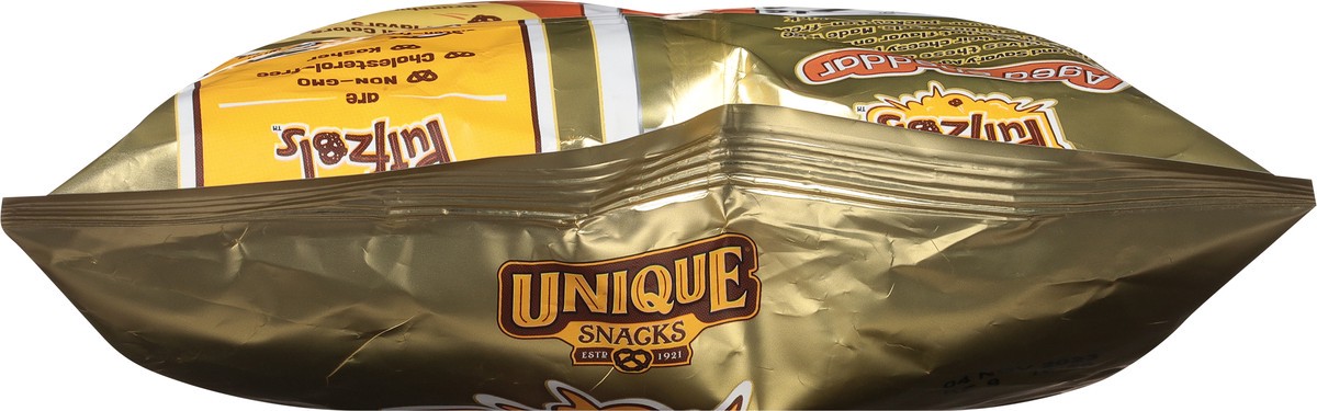 slide 7 of 9, Unique Snacks Puffzols Aged Cheddar Pretzels 4.8 oz, 4.8 oz