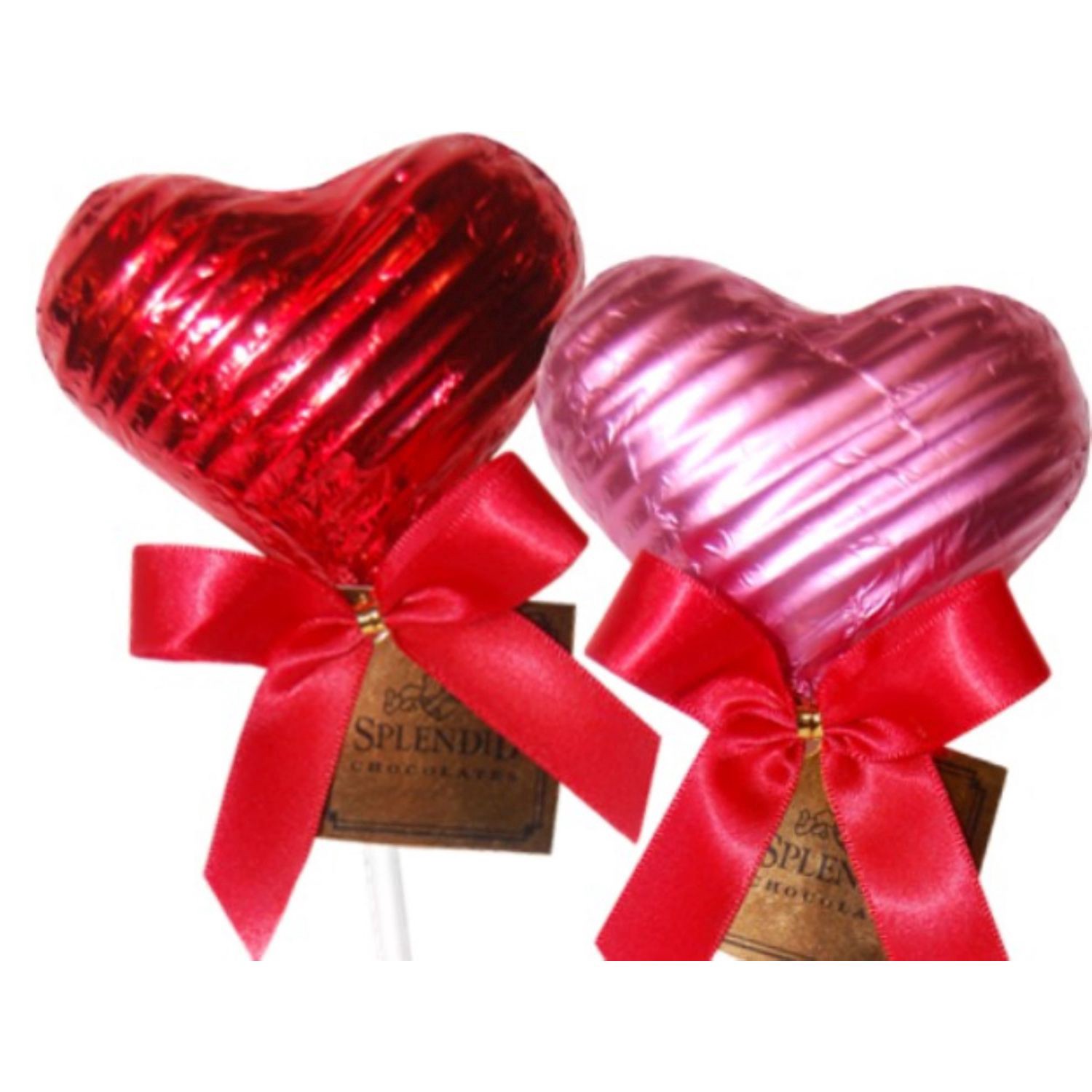 slide 1 of 1, Splendid, Assorted Milk Chocolate Hearts & Lip Pops, 1.76 Oz, 1.76 oz