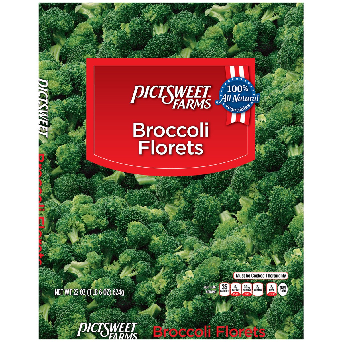 slide 1 of 1, PictSweet Broccoli Florets, 22 oz