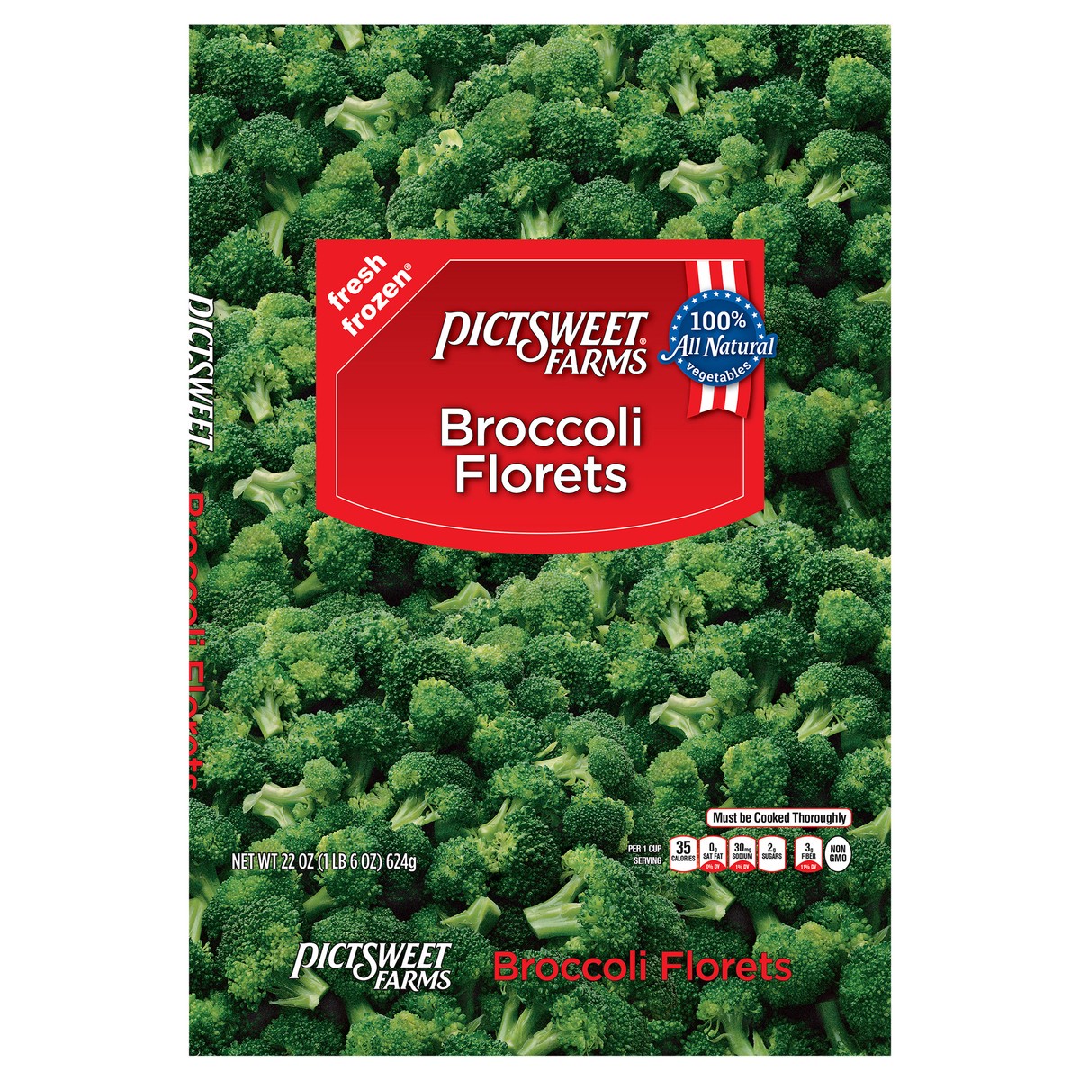 slide 1 of 1, PictSweet Broccoli Florets, 22 oz