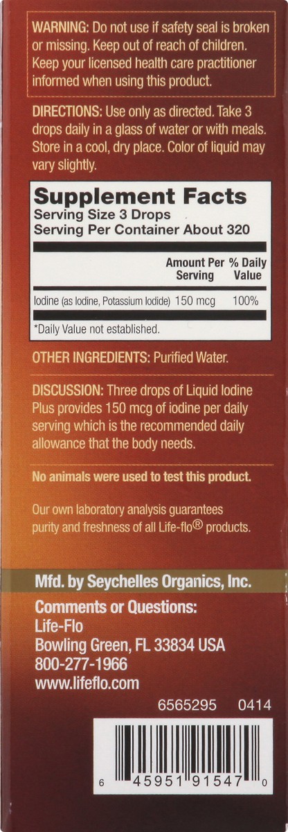 slide 7 of 13, Life Flo Iodine Plus 2 oz, 2 oz