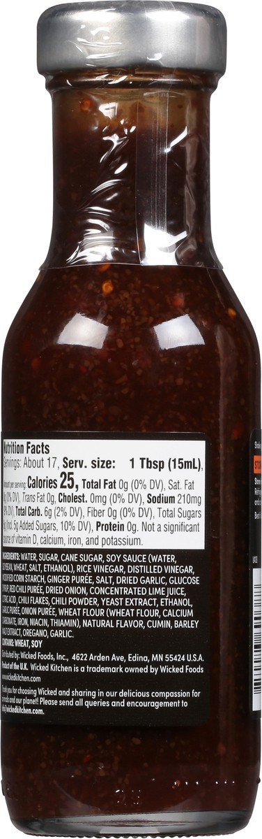 slide 5 of 9, Wicked Kitchen Sticky Teriyaki Sauce 8.4 oz, 8.4 oz