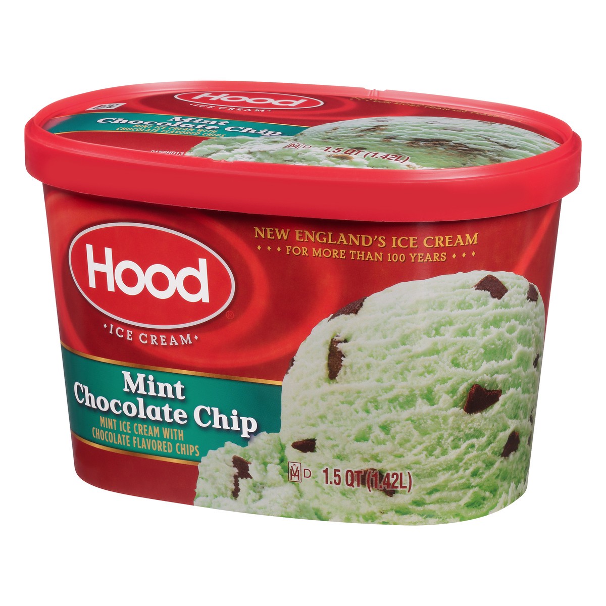 slide 5 of 10, Hood Mint Chocolate Chip Ice Cream, 1.5 Quarts, 1.5 qt