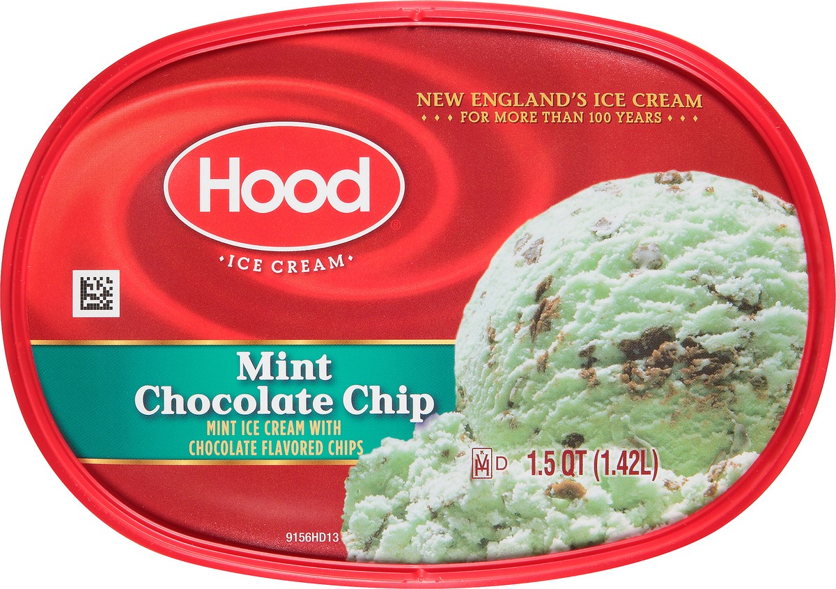 slide 3 of 10, Hood Mint Chocolate Chip Ice Cream, 1.5 Quarts, 1.5 qt