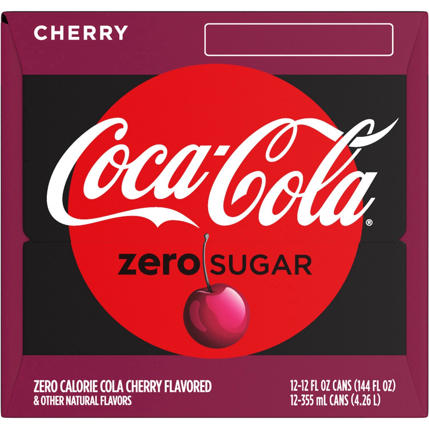 slide 116 of 173, Coca-Cola Cherry Zero Fridge Pack Cans, 12 fl oz, 12 Pack, 12 ct