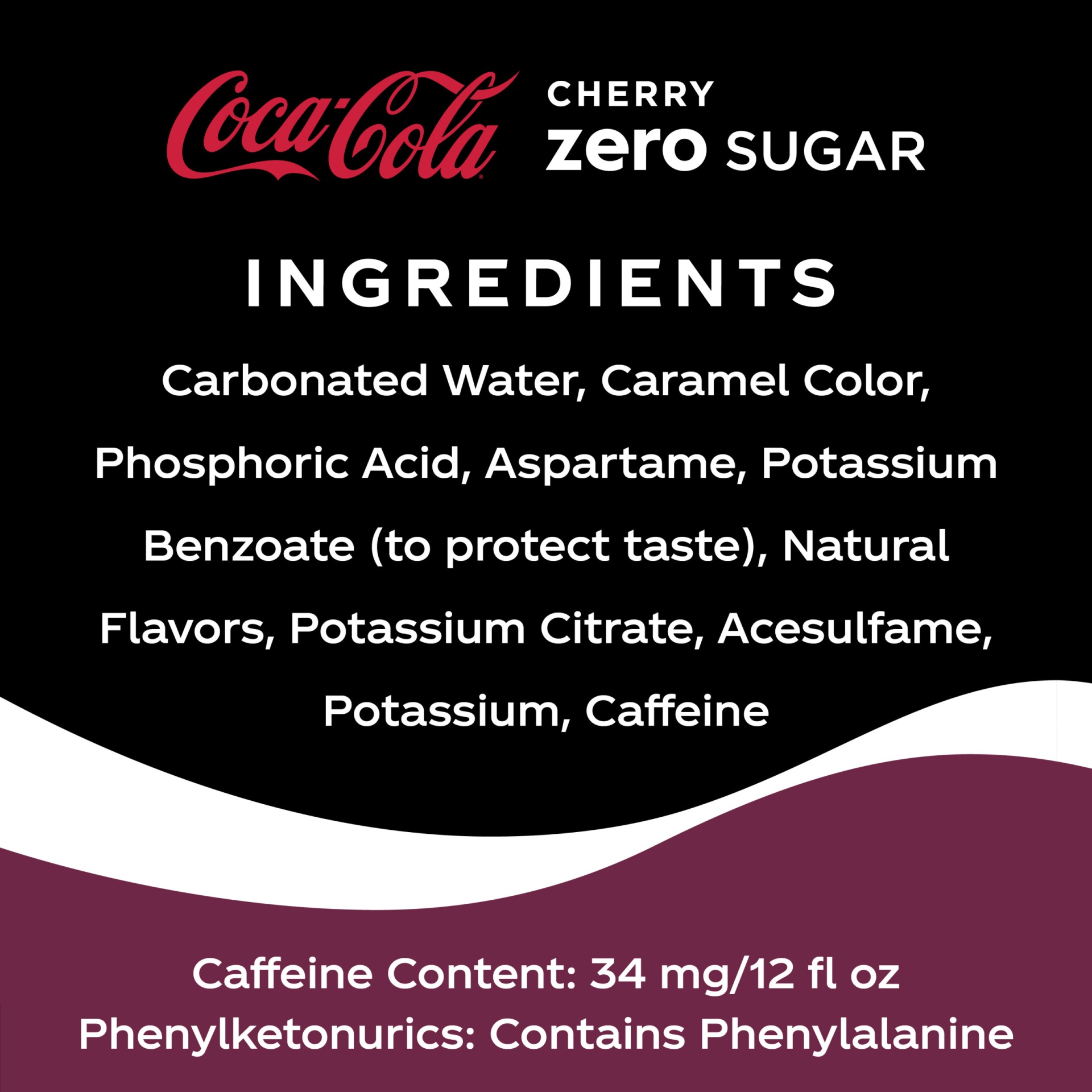 slide 3 of 9, Coca-Cola Cherry Zero, 12 ct; 12 fl oz
