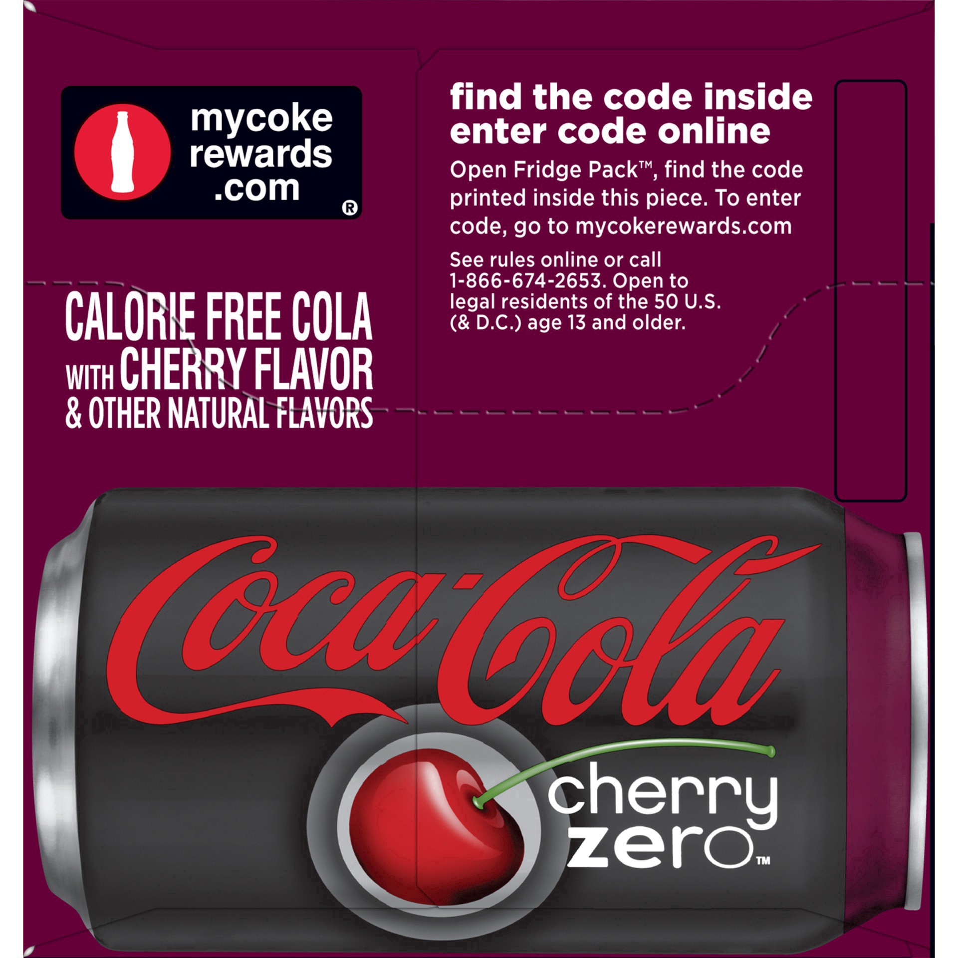 slide 82 of 173, Coca-Cola Cherry Zero Fridge Pack Cans, 12 fl oz, 12 Pack, 12 ct
